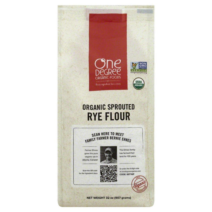 One Degree: Organic Sprouted Rye Flour, 32 Oz