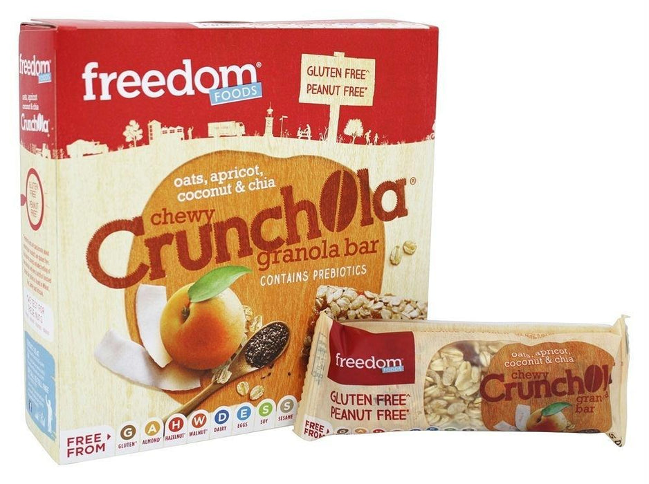 Freedoms Foods: Granola Bar Oats Apricot Coconut Chia, 7.2 Oz