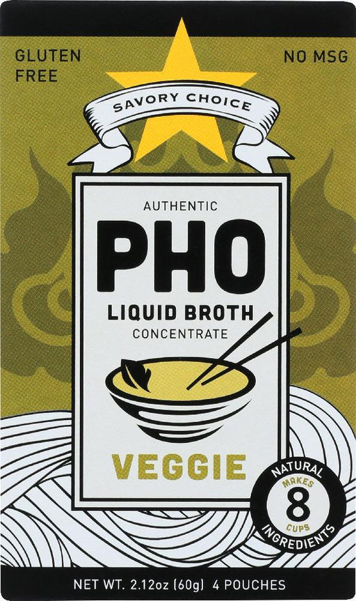 Savory Choice: Broth Veggie Pho Concentrate, 2.12 Oz