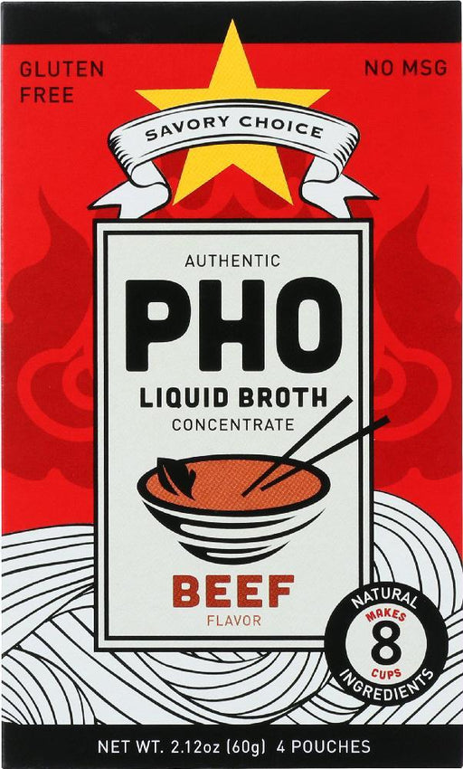 Savory Choice: Broth Beef Pho Concentrate, 2.12 Oz