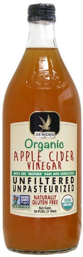 De Nigris: Organic Apple Cider Vinegar Unfiltered, 34 Oz