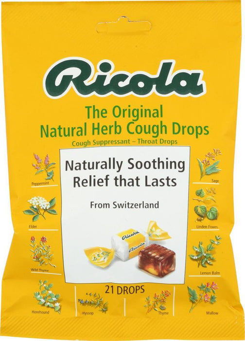 Ricola: Natural Herb Throat Drop Original Natural Herb 24 Pieces