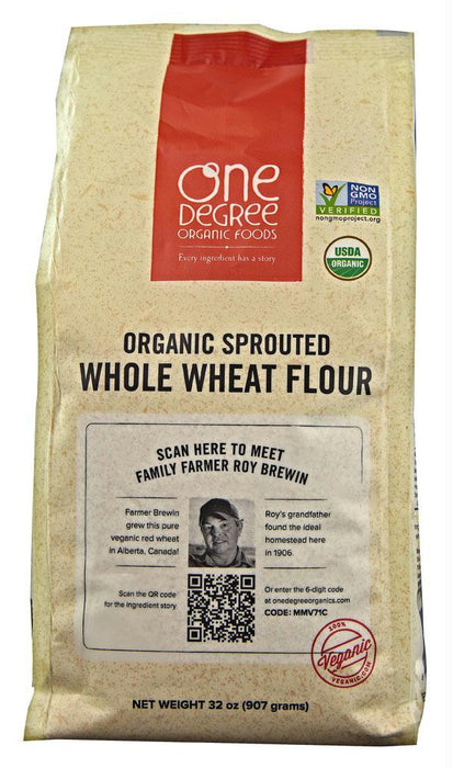 One Degree: Organic Sprouted Whole Wheat Flour, 32 Oz