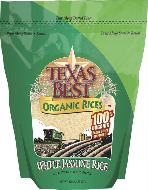 Texas Best: Organic White Jasmine Rice, 32 Oz