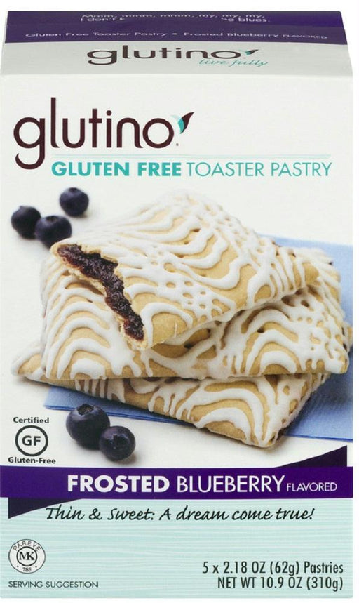 Glutino: Gluten Free Toaster Pastry Frosted Blueberry, 10.9 Oz