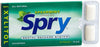 Spry: Chewing Gum Spearmint, 10 Pieces