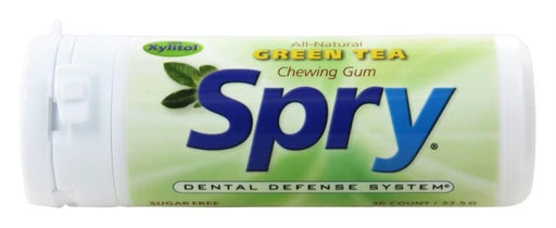 Spry: Chewing Gum Green Tea, 30 Pieces