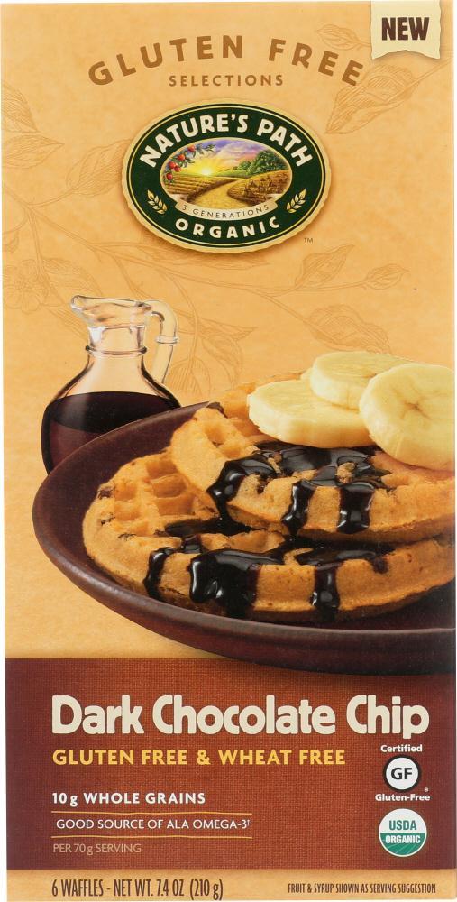 Natures Path: Waffle Dark Chocolate Chip, 7.4 Oz