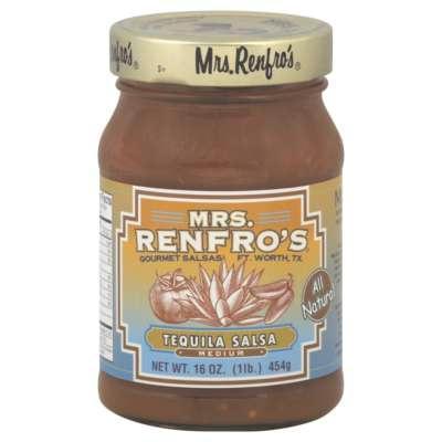 Mrs. Renfro's: Tequila Salsa Medium, 16 Oz