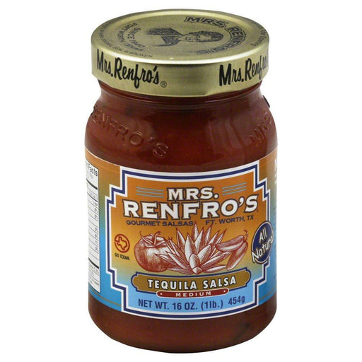 Mrs. Renfro's: Tequila Salsa Medium, 16 Oz