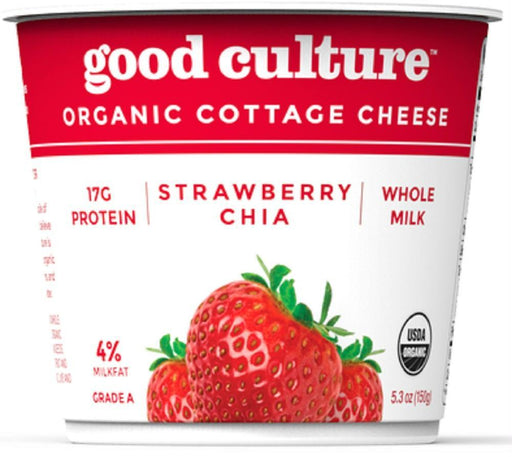 Good Culture: Strawberry Chia Cottage Cheese, 5.3 Oz