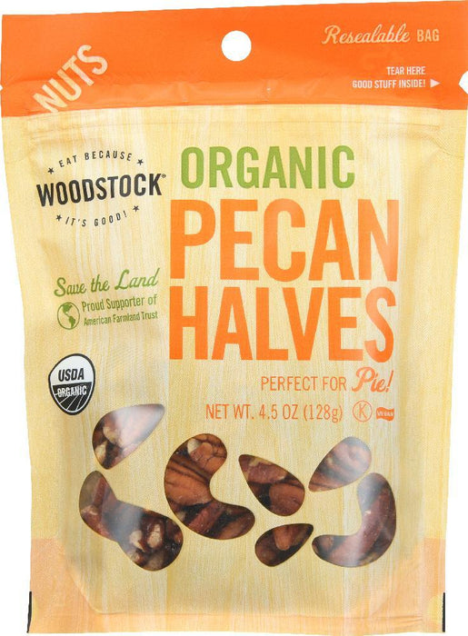 Woodstock: Pecan Halves Org (4.500 Oz)