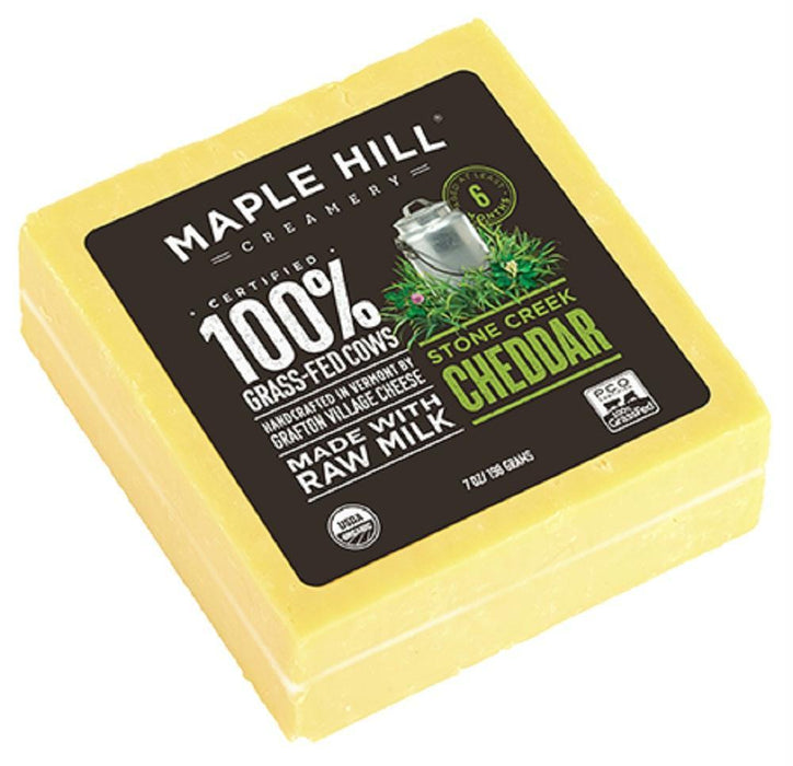 Maple Hill Creamery: Stone Creek Cheddar, 7 Oz