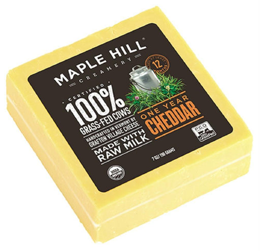 Maple Hill Creamery: Cheese One Year Cheddar, 7 Oz