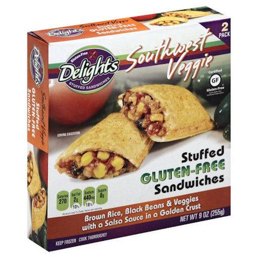 Gluten Free Delights: Southwest Veggie Stuffed Sandwiches, 9 Oz