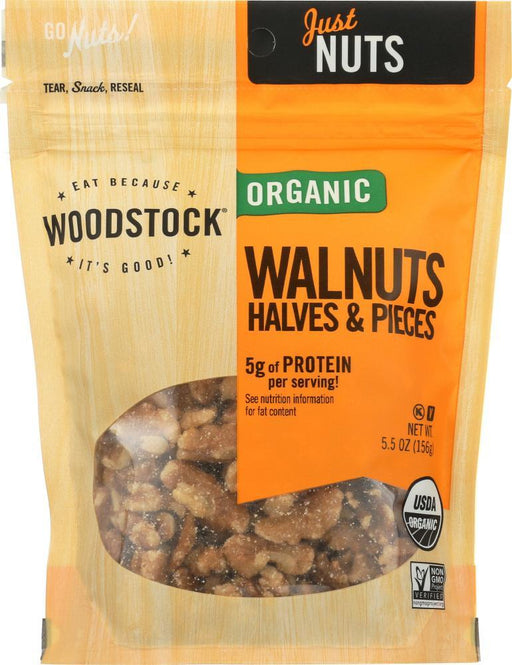 Woodstock: Walnuts Hlvs & Pcs Org (5.500 Oz)