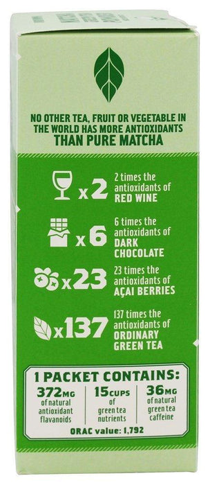 Jade Monk Matcha Green Tea Powder 6 Packets (0.10 Oz Each), 0.6 Oz