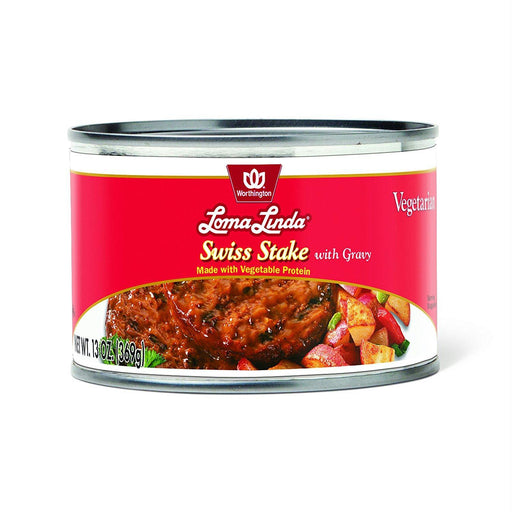 Loma Linda: Swiss Stake With Gravy, 13 Oz