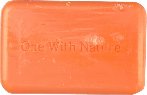 One With Nature: Dead Sea Mineral Bar Soap Orange Blossom, 4 Oz