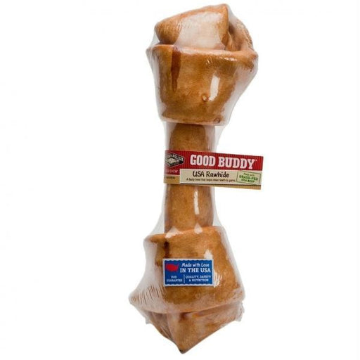 Castor & Pollux Rawhide Bone Dog Chew Chicken Flavor 8-9 Inches, 1 Ea