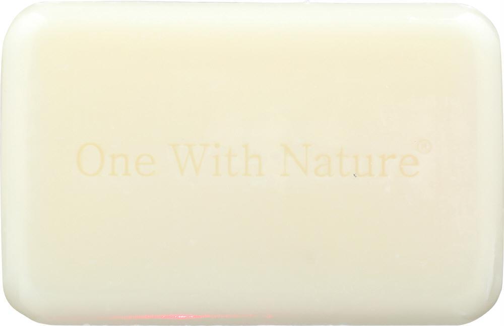 One With Nature: Dead Sea Mineral Bar Soap Goat’s Milk, 4 Oz