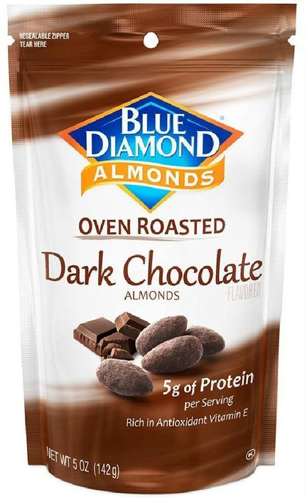 Blue Diamond: Oven Roasted Dark Chocolate Almonds, 5 Oz