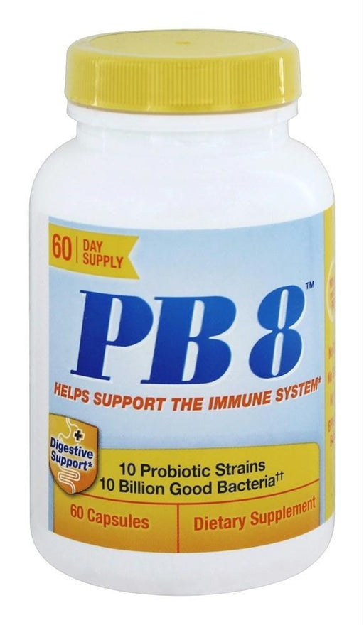 Nutrition Now: Pb 8 Probiotic Immune Support Supplement, 60 Capsules