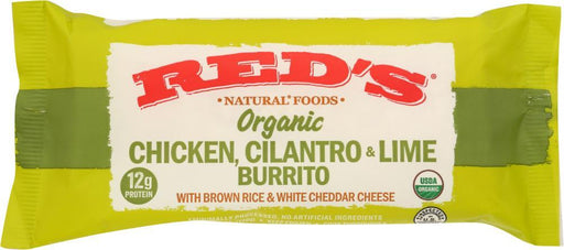 Reds: Chicken Cilantro And Lime Burrito, 4.5 Oz