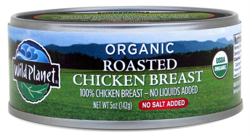 Wild Planet: Organic Roasted Chicken With No Salt, 5 Oz