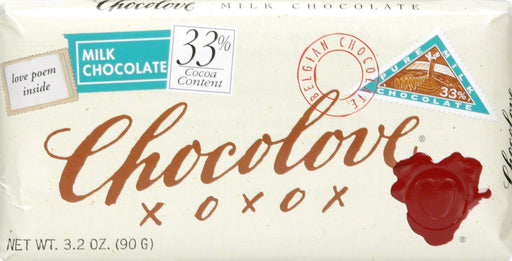 Chocolove: Milk Chocolate Bar, 3.2 Oz