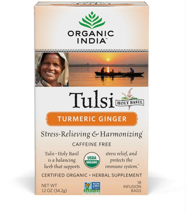 Organic India: Turmeric Ginger Tea, 18 Pcs