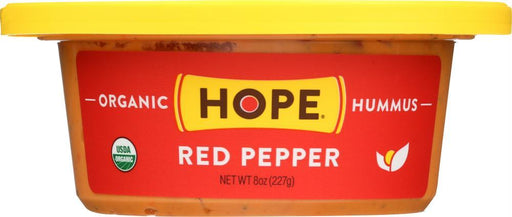 Hope: Hummus Red Pepper Organic, 8 Oz