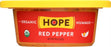 Hope: Hummus Red Pepper Organic, 8 Oz