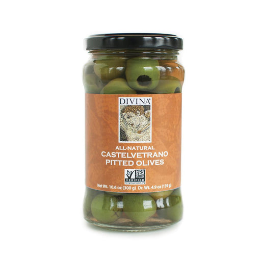 Divina: Castelvetrano Pitted Olives, 4.9 Oz