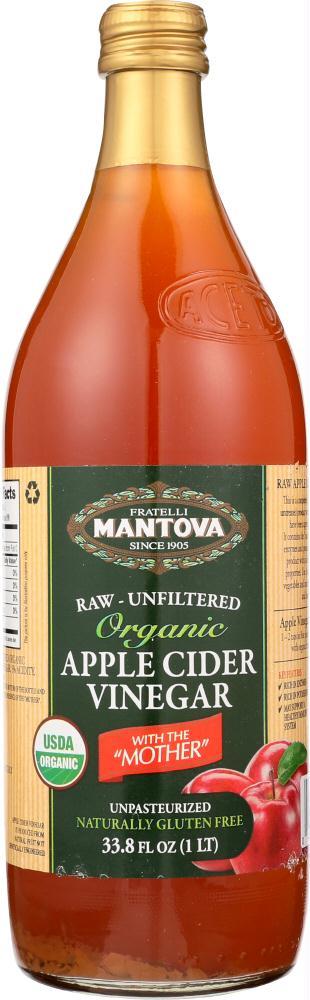 Mantova: Vinegar Apple Cider Org 34 Oz