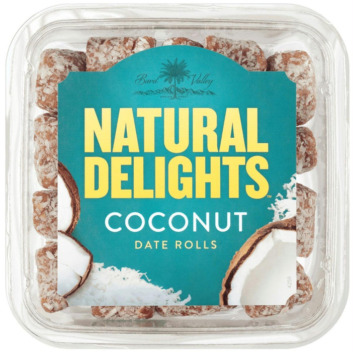 Bard Valley: Natural Delights Coconut Date Rolls, 12 Oz