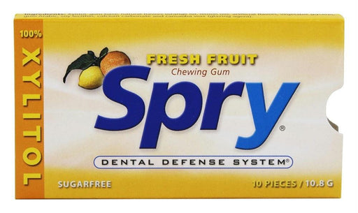 Spry: Chewing Gum Fresh Fruit, 10 Pieces