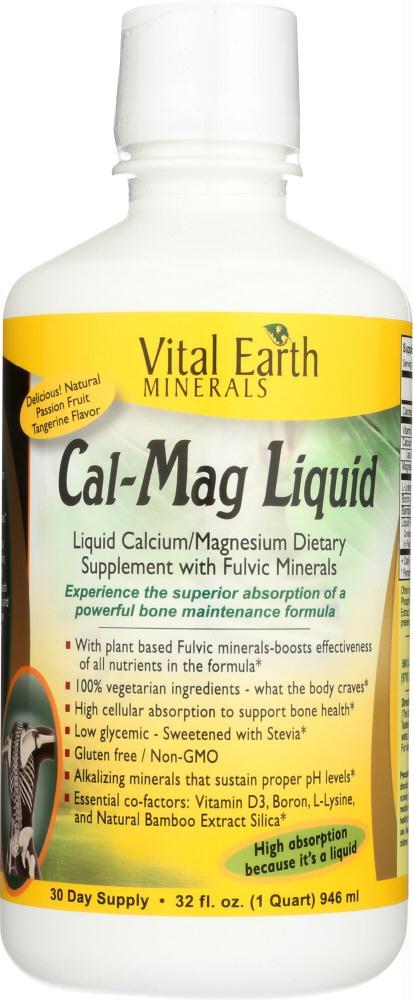 Vital Earth Minerals: Cal-mag Liquid (32.000 Oz)