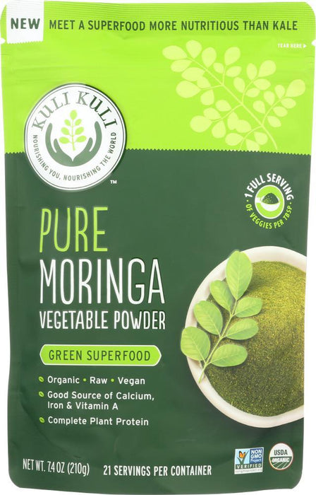 Kuli Kuli Mo: Pure Moringa Vegetable Powder 7.4 Oz