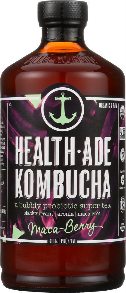 Health Ade: Kombucha Maca Berry Super Tea, 16 Oz