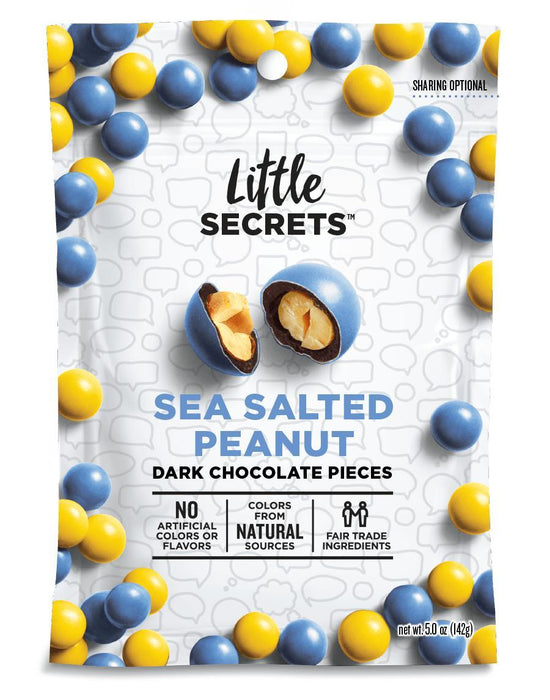 Little Secrets Llc: Sea Salted Peanut Dark Chocolate Candy, 5 Oz