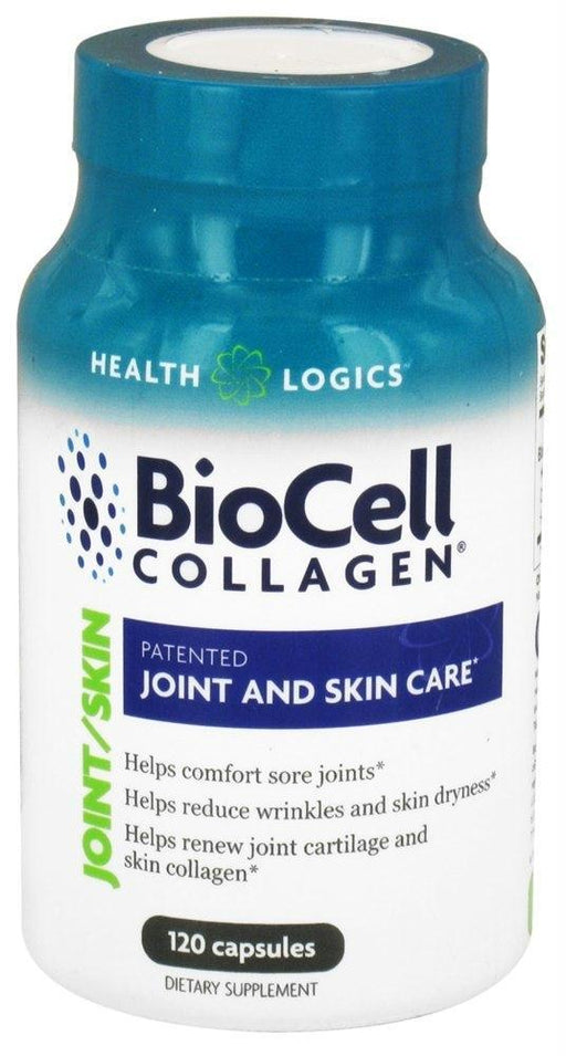 Health Logics: Biocell Collagen, Clinically Proven & Patented, Joint And Skin Care, 120 Cp