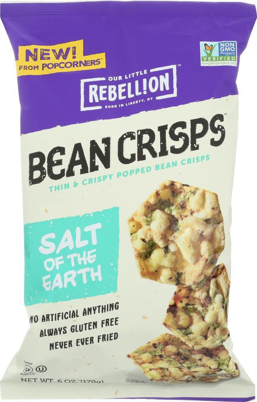 Popcorners: Bean Crisps Salt Of Earth, 6 Oz