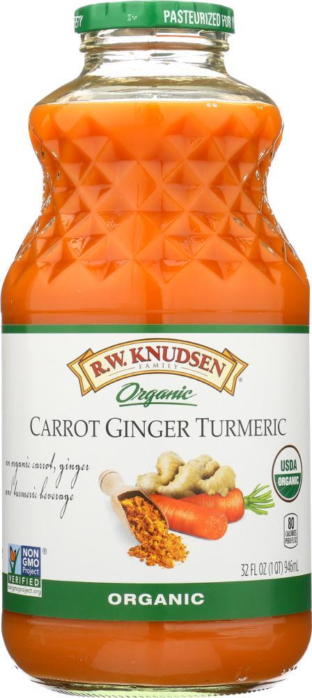 Knudsen: Juice Turmeric Ginger Carrot Organic, 32 Oz