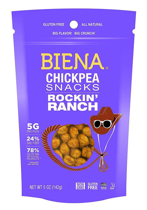 Biena: Rockin' Ranch Chickpea Snacks, 5 Oz