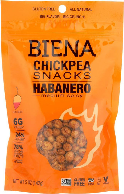 Biena: Habanero Roasted Chickpea, 5 Oz