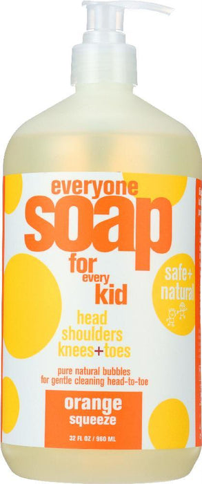 Eo Products: Everyone For Kids 3-in-1 Orange Squeeze Soap, 32 Oz