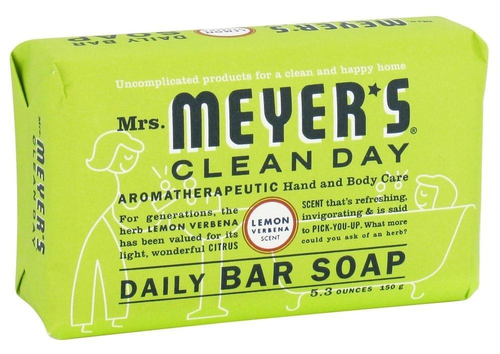 Mrs Meyer's Clean Day: Daily Bar Soap Lemon Verbena, 5.3 Oz