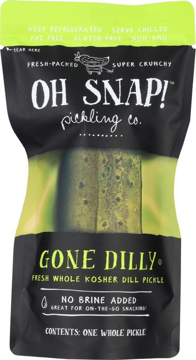 Oh Snap: Gone Dilly Fresh Kosher Dill Pickle, 1 Ea