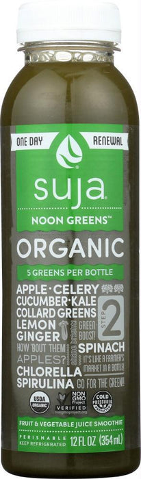 Suja: Juice Green Noon, 12 Oz